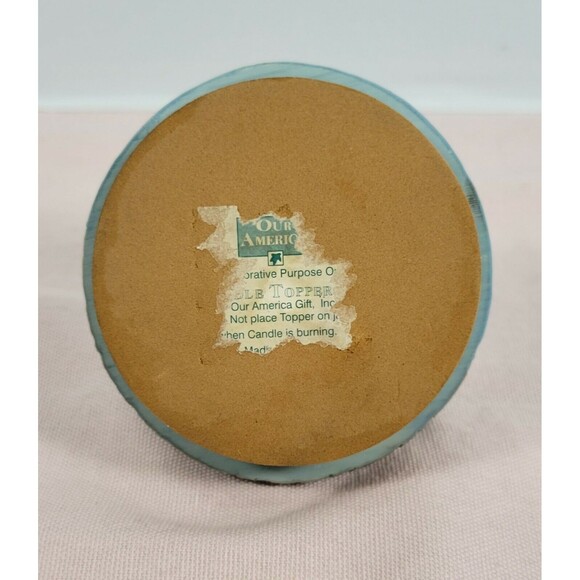 Candle Capper Jar Topper Swan Design Standard Size Our America - Picture 10 of 11